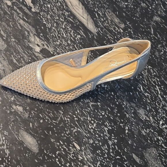 BRAND NEW JESSICA SIMPSON ELEGANT JEWEL STUDDED POINTED TOE STILETTO  SANDAL G1 - Picture 13 of 14